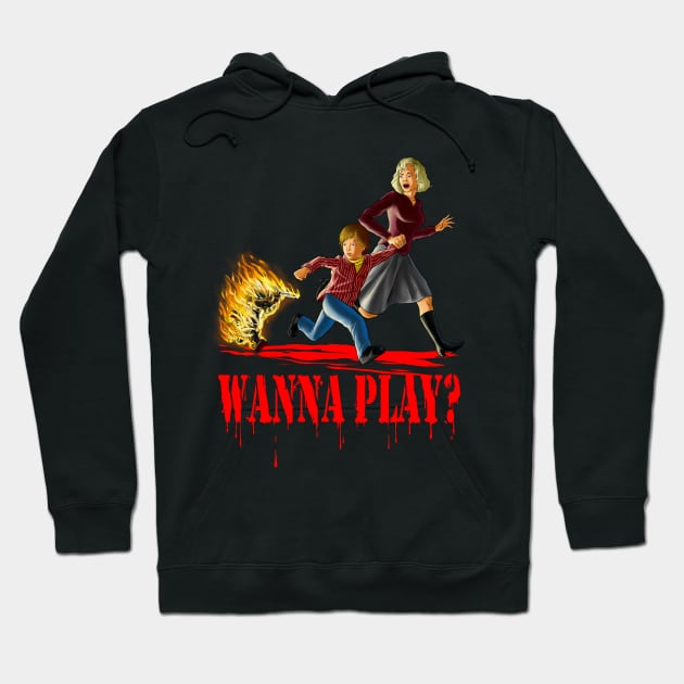 Wanna Play? Hoodie by sk8rDan